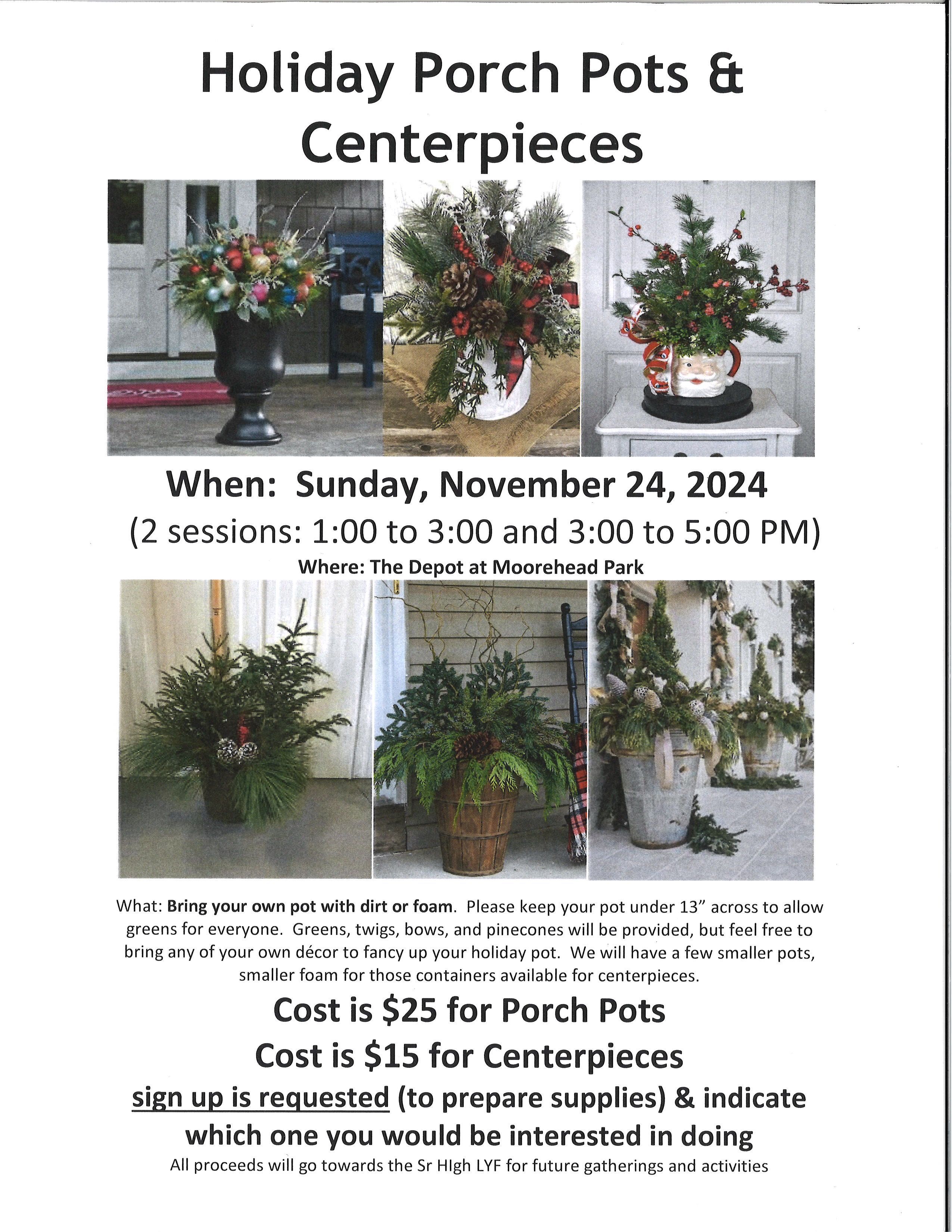 Porch Pots 2024